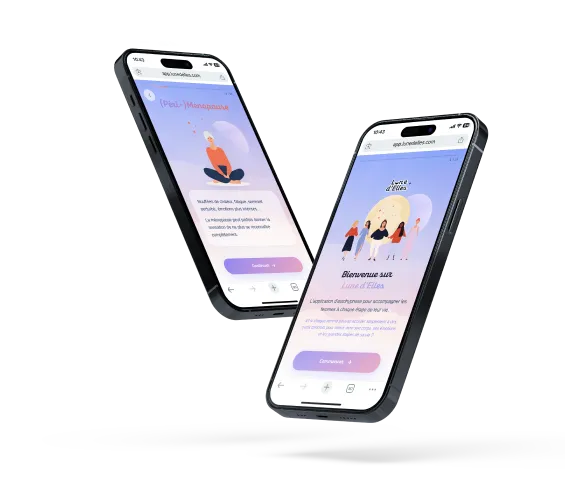 Présentation de l’application sur téléphone