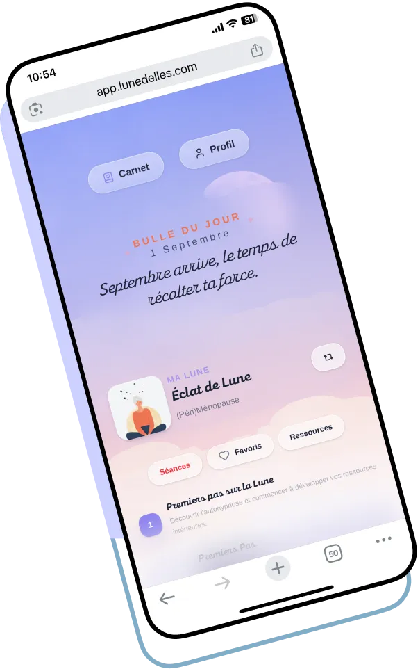 Écran de votre univers